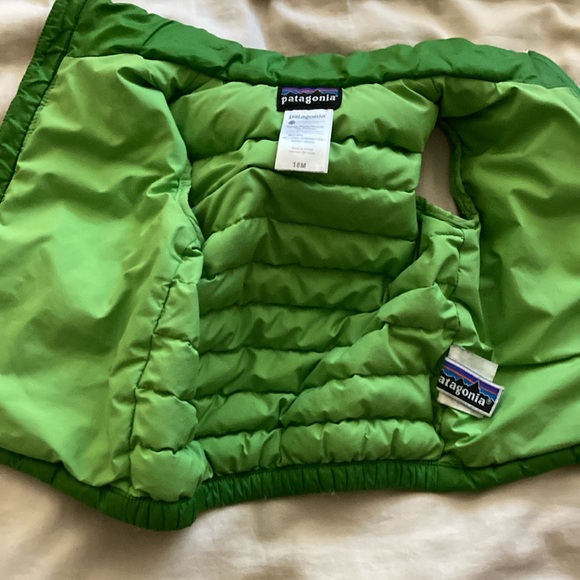 Patagonia Green Down Vest 18m - altered! - Picture 11 of 11